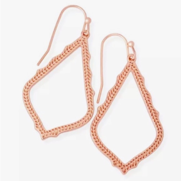Kendra Scott Rose Gold Large drop earring - Picture 1 of 2